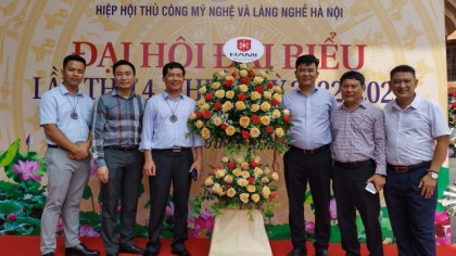 HAMI chúc mừng thành công Đại hội đại biểu Hiệp hội Thủ công mỹ nghệ và làng nghề Hà Nội