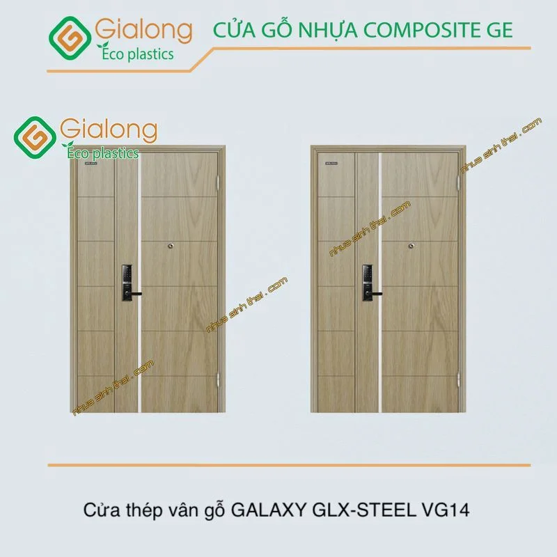 Cửa thép vân gỗ GE