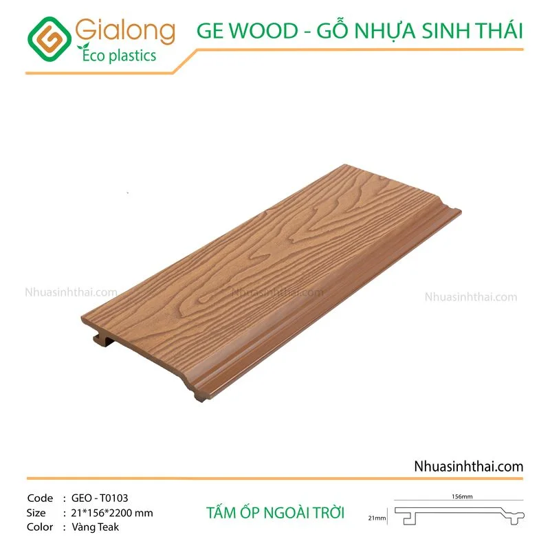 Tấm ốp ngoài trời GE wood