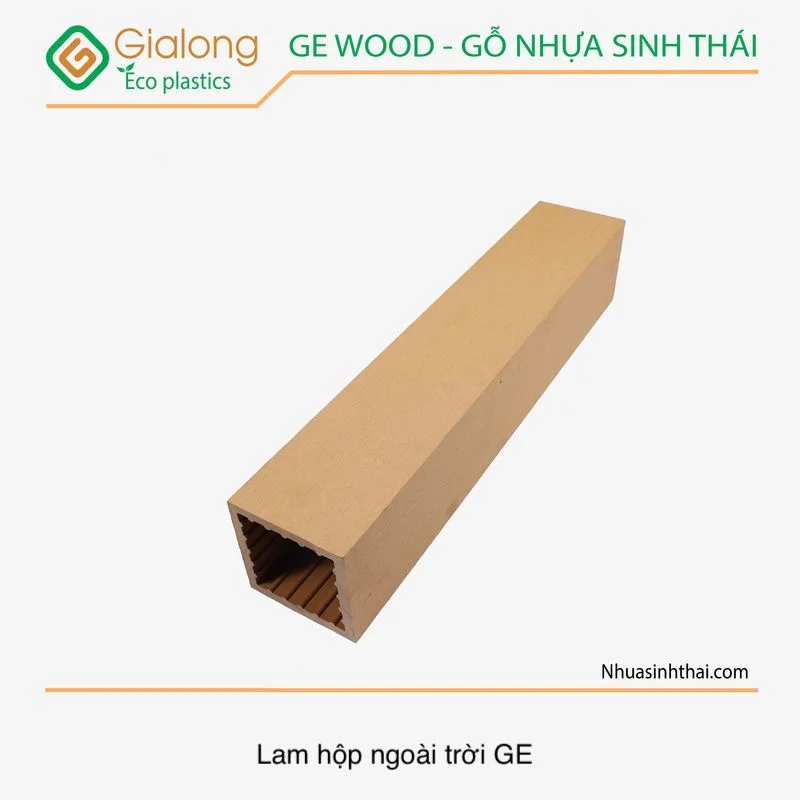Thanh hộp gỗ nhựa