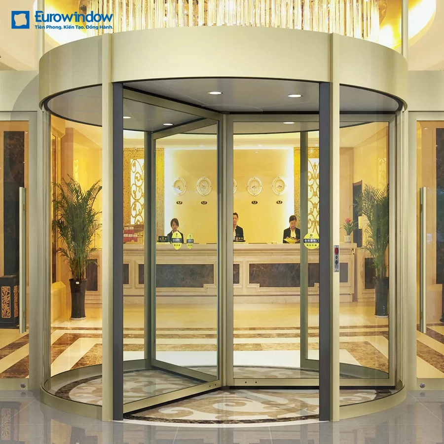 CỬA TỰ ĐỘNG XOAY TRÒN 3 HOẶC 4 CÁNH