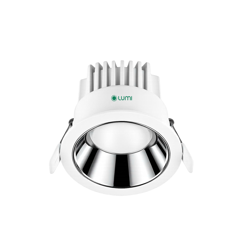 Đèn Downlight 10W, lỗ khoét 75, 80D, chóa crom đen, Tunable white