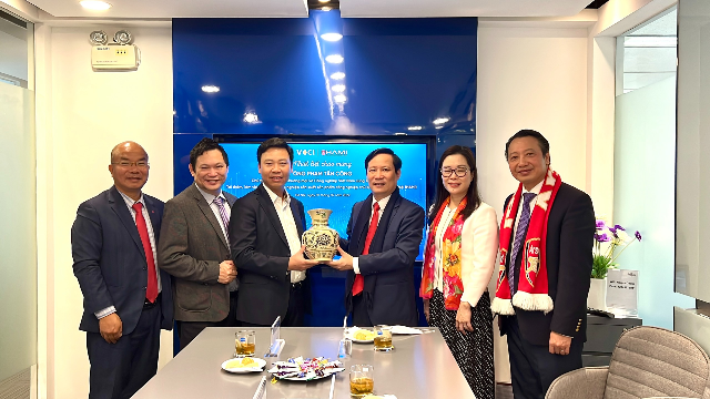Chủ tịch Liên đoàn Thương mại và Công nghiệp Việt Nam (VCCI) tới thăm, chúc Tết và làm việc với Hội công nghiệp chủ lực Hà Nội (HAMI)