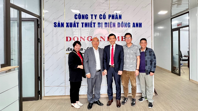 Hội HAMI tới thăm và thẩm định hội viên tại Công ty Cổ phần sản xuất thiết bị điện Đông Anh