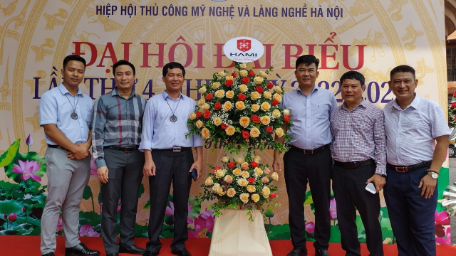 HAMI chúc mừng thành công Đại hội đại biểu Hiệp hội Thủ công mỹ nghệ và làng nghề Hà Nội
