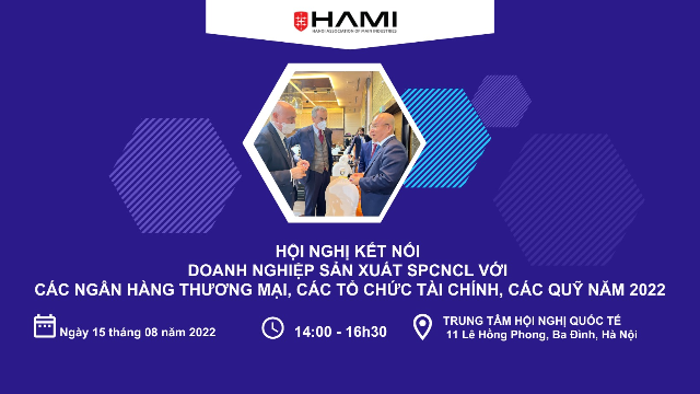 Thư mời tham dự : Hội nghị kết nối doanh nghiệp sản xuất SPCNCL với các ngân hàng thương mại, các tổ chức tài chính, các quỹ năm 2022