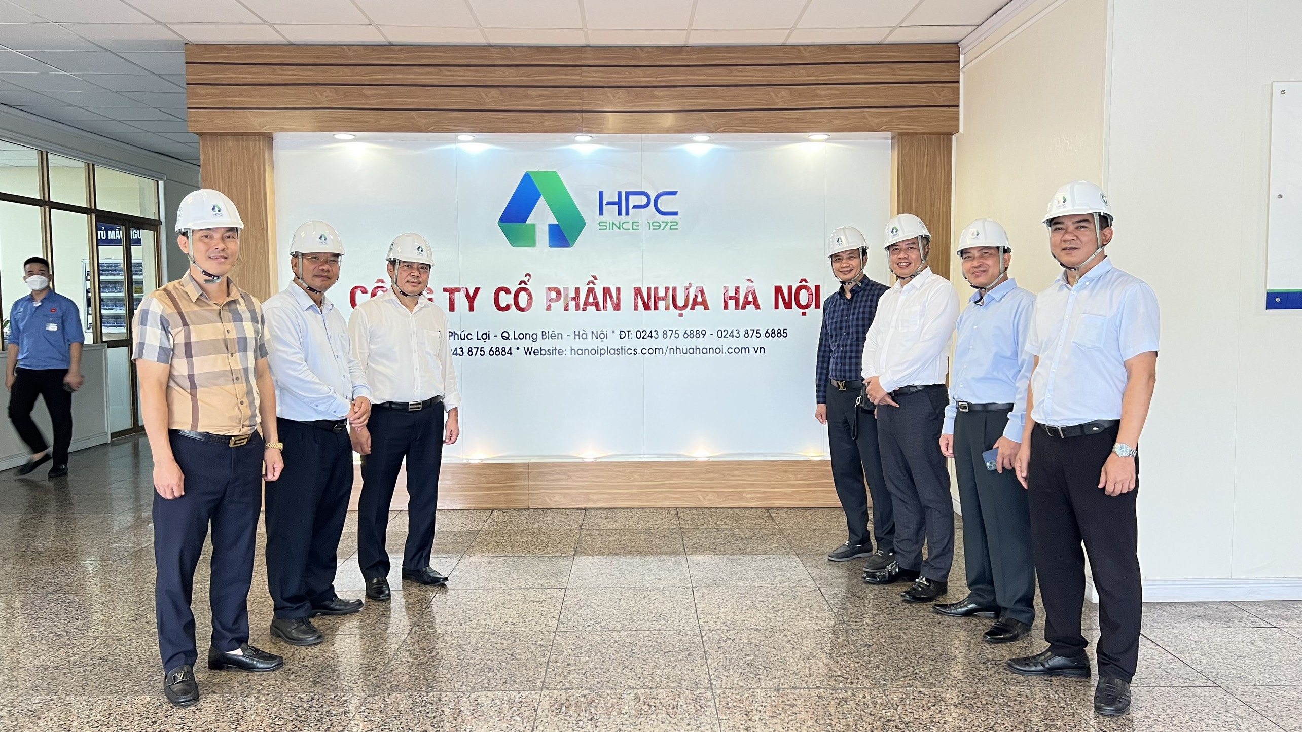 Phó Chủ tịch Hội công nghiệp chủ lực HAMI tới thăm Công ty cổ phần Nhựa Hà Nội