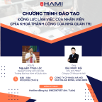THƯ MỜI HỘI THẢO “ĐỘNG LỰC LÀM VIỆC CỦA NHÂN VIÊN – CHÌA KHÓA THÀNH CÔNG CỦA NHÀ QUẢN TRỊ”