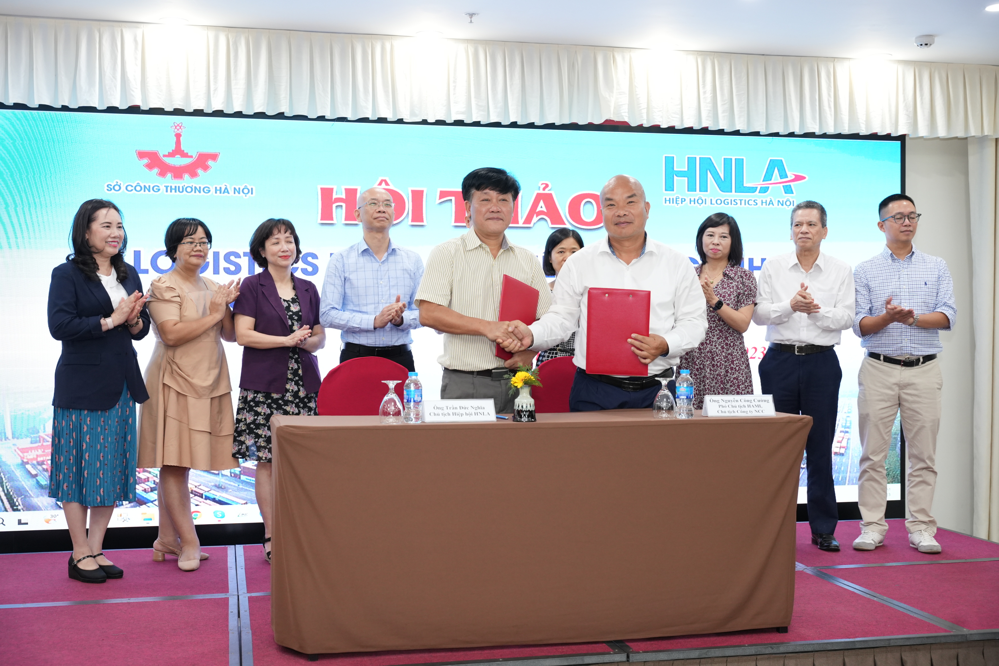 Phó Chủ tịch HAMI ký kết biên bản ghi nhớ hợp tác với Hiệp hội Logistics Hà Nội