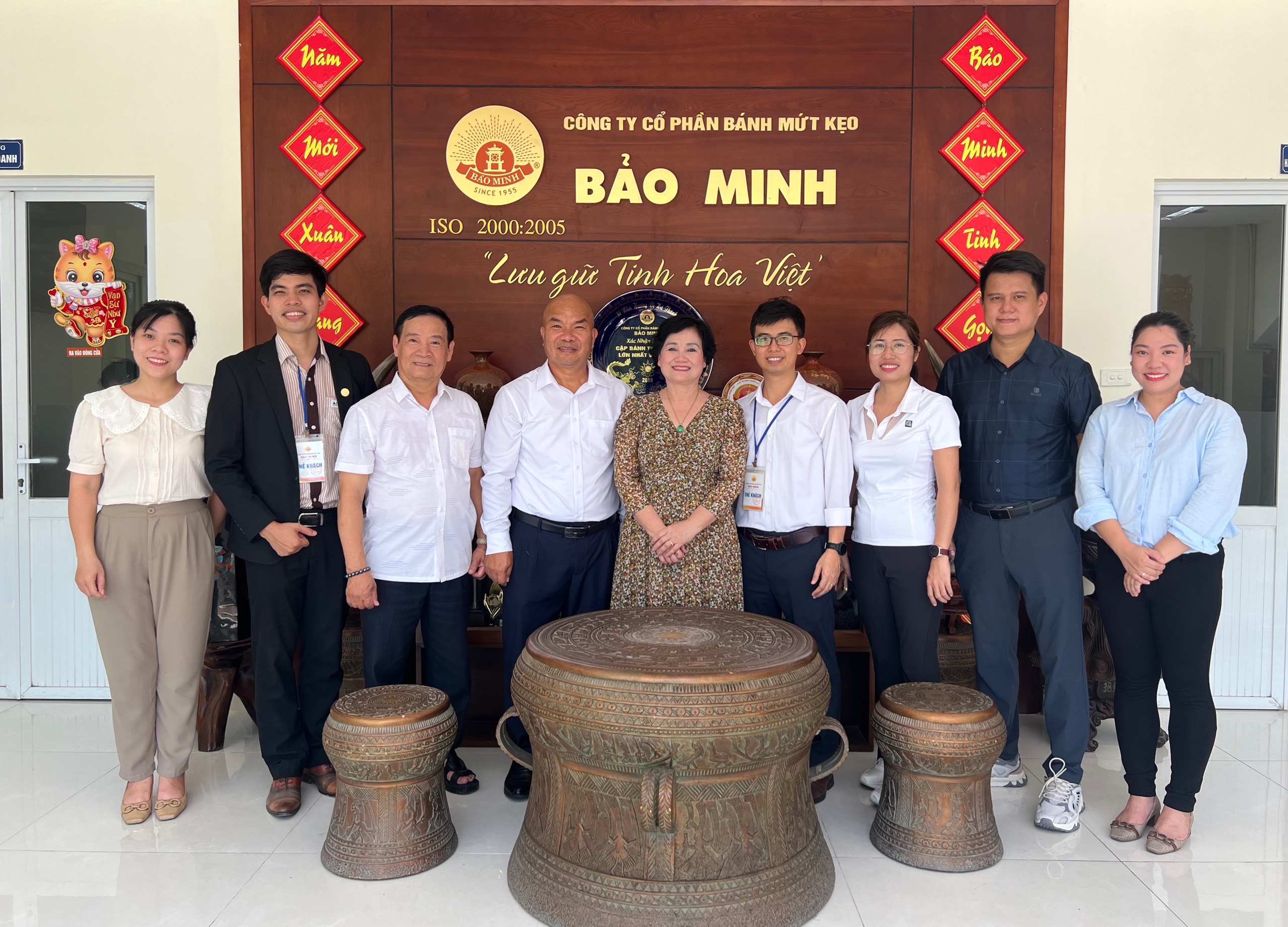 Phó Chủ tịch Hội HAMI đến thăm và làm việc tại Công ty CP Bánh mứt kẹo Bảo Minh