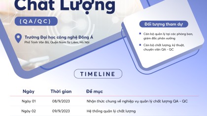 Khóa Đào Tạo Quản Lý Chất Lượng (QA/QC) - Ưu Đãi Đặc Biệt Dành Cho Doanh Nghiệp Hội Viên HAMI