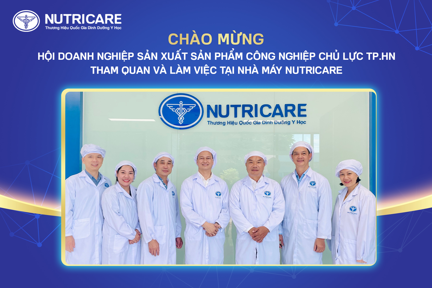Phó Chủ tịch Nguyễn Công Cường đến thăm và làm việc với Công ty Cổ phần Dinh dưỡng NUTRICARE