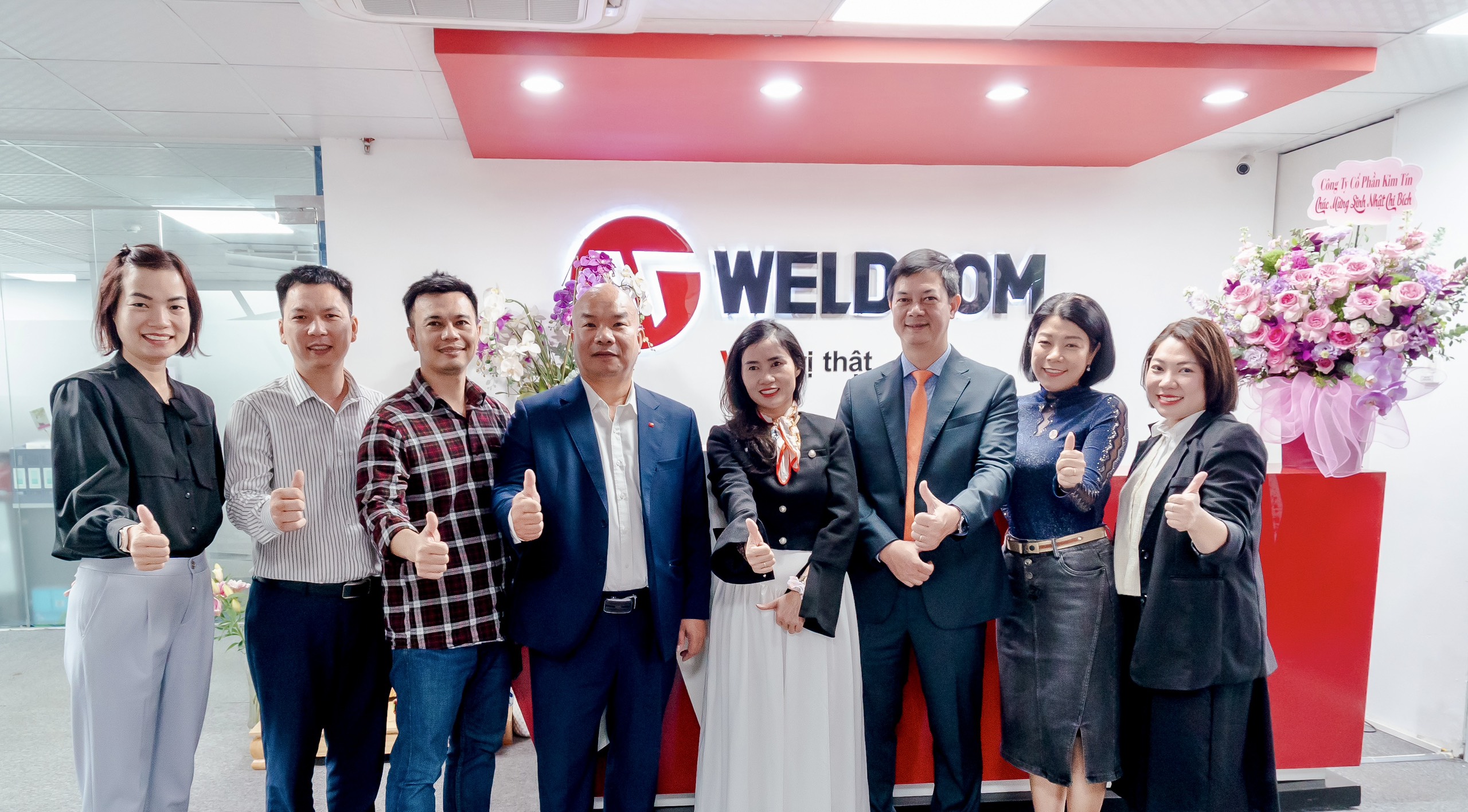 Phó Chủ tịch HAMI Nguyễn Công Cường đến thăm Công ty CP Công nghiệp WELDCOM