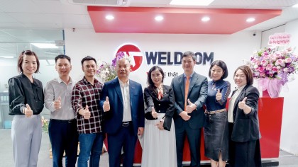 Phó Chủ tịch HAMI Nguyễn Công Cường đến thăm Công ty CP Công nghiệp WELDCOM