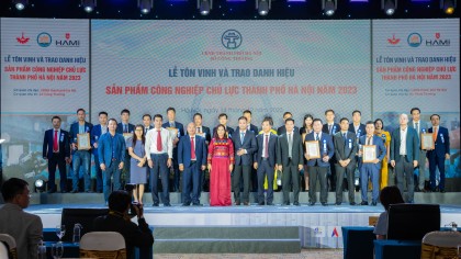 Lễ tôn vinh sản phẩm công nghiệp chủ lực thành phố Hà Nội 2023