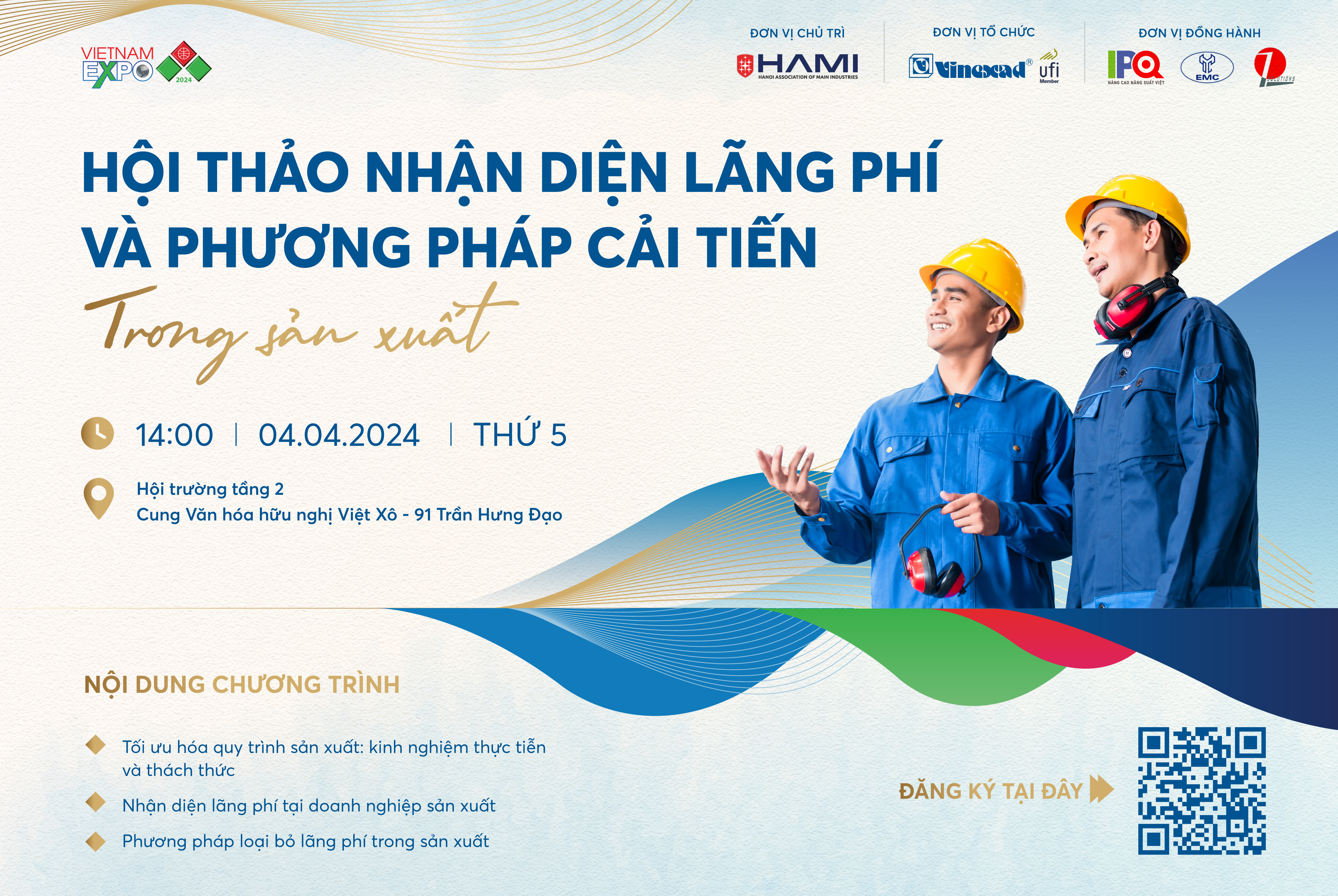 Sự Kiện Sắp tới: Tọa Đàm "Nhận Diện Lãng Phí và Phương Pháp Cải Tiến trong Sản Xuất"