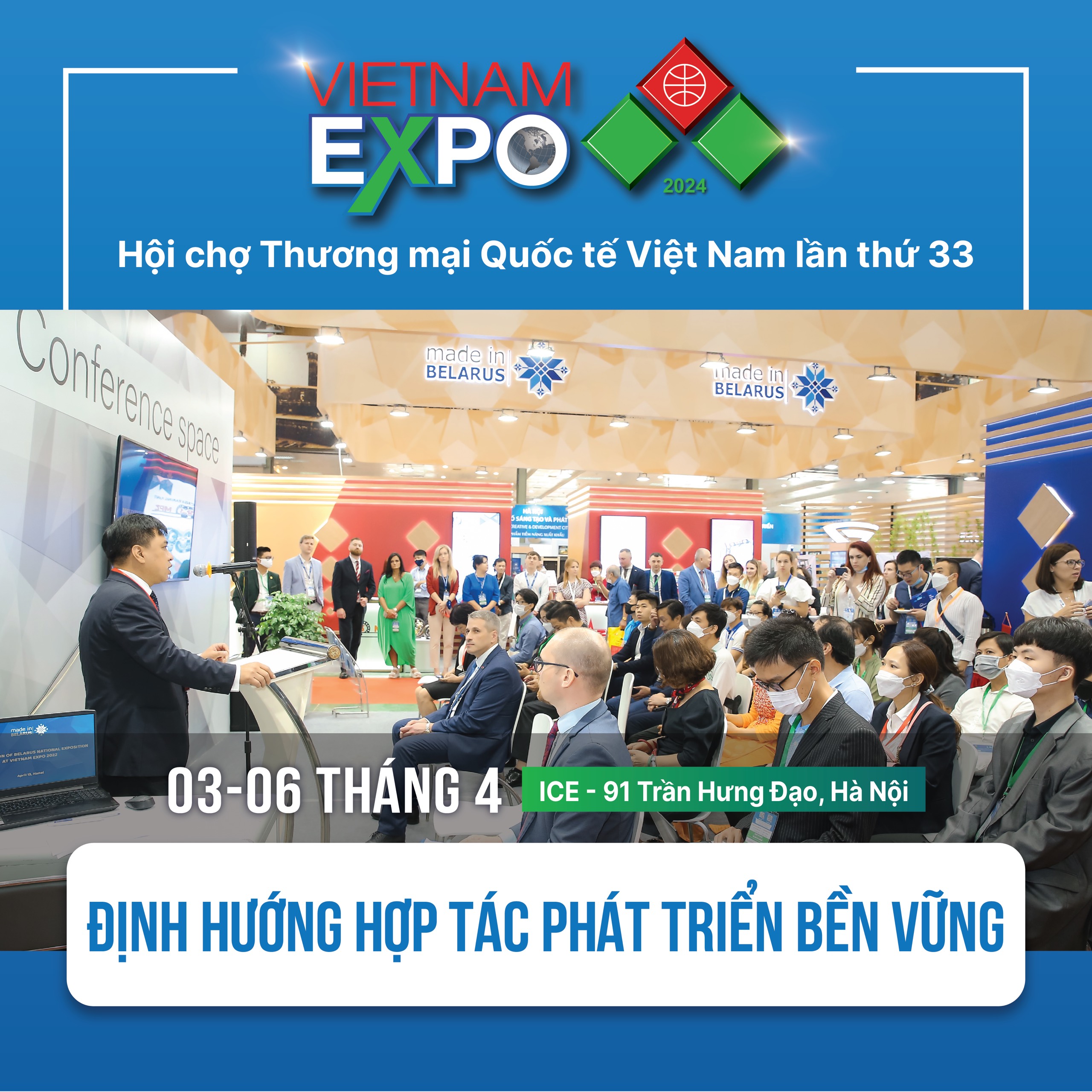 Hội chợ Thương mại Quốc tế Việt Nam lần thứ 33 VIETNAM EXPO 2024 Sự kiện Xúc tiến thương mại uy tín tại Việt Nam