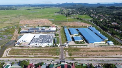 Cho thuê đất công nghiệp, cho thuê nhà xưởng và kho bãi tại Cụm Công Nghiệp Đức Thọ, Hà Tĩnh, Việt Nam.