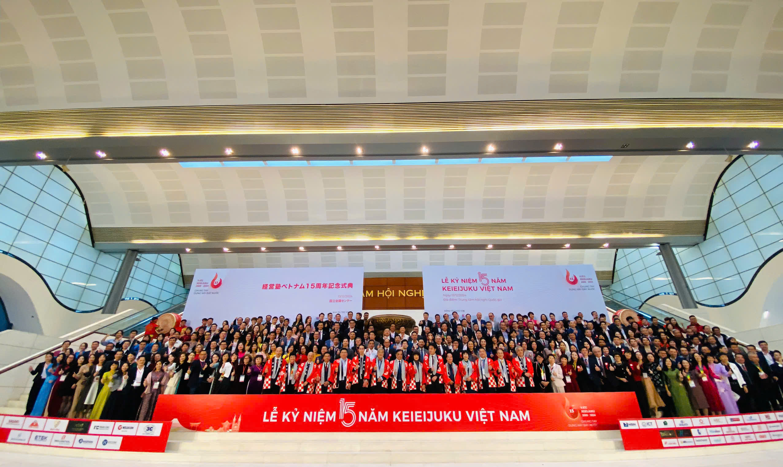 HAMI CHÚC MỪNG LỄ KỶ NIỆM 15 NĂM KEIIJUKU VIỆT NAM ĐÃ DIỄN RA THÀNH CÔNG RỰC RỠ