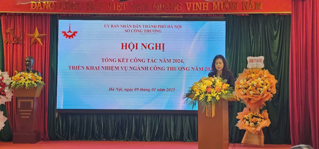 Lãnh đạo Hội HAMI tham dự Hội nghị Tổng kết ngành Công Thương Hà Nội năm 2024