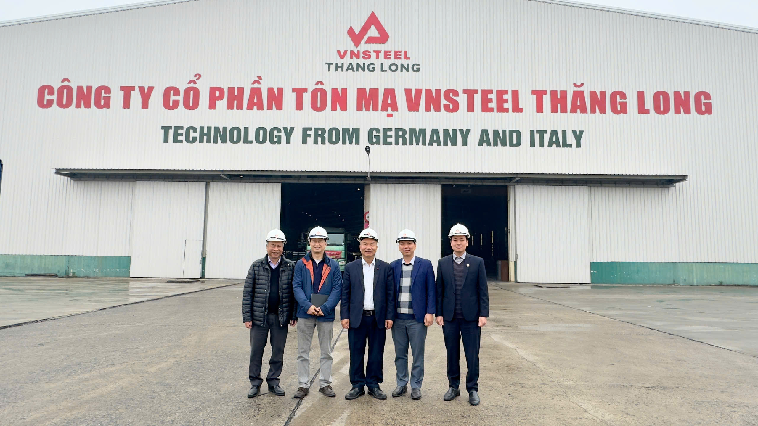 Phó Chủ Tịch HAMI Thăm Công Ty Cổ Phần Tôn Mạ VNSTEEL Thăng Long