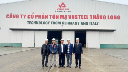 Phó Chủ Tịch HAMI Thăm Công Ty Cổ Phần Tôn Mạ VNSTEEL Thăng Long