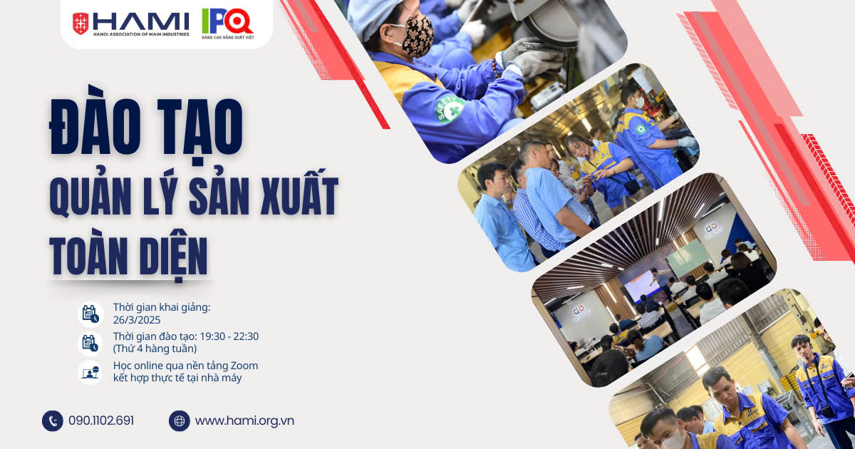 LỄ KHAI GIẢNG KHÓA ĐÀO TẠO QUẢN LÝ SẢN XUẤT TOÀN DIỆN 2025