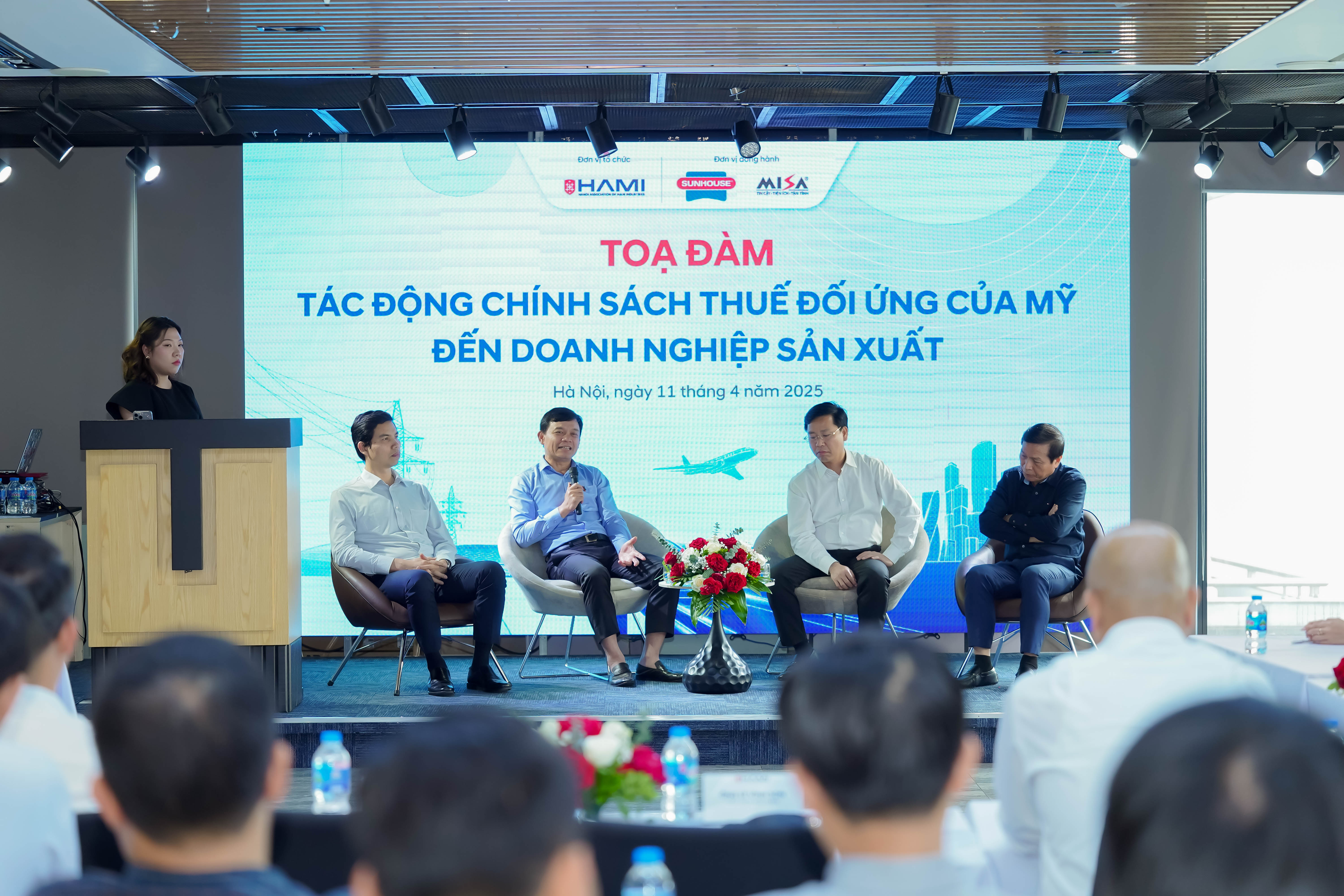Tọa đàm: Tác động chính sách thuế đối ứng của Mỹ đến doanh nghiệp sản xuất
