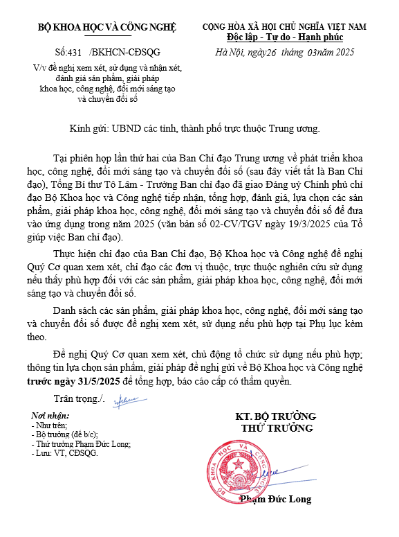 HAMI GIỚI THIỆU CÁC GIẢI PHÁP CHUYỂN ĐỔI SỐ XUẤT SẮC ĐƯỢC BỘ KHOA HỌC VÀ CÔNG NGHỆ LỰA CHỌN NĂM 2025