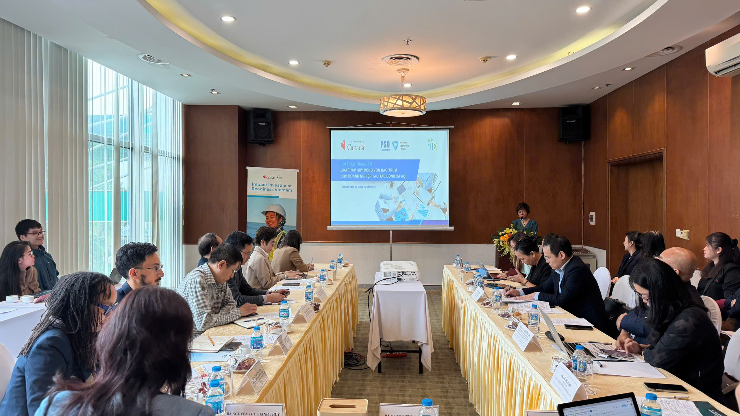 PHÓ CHỦ TỊCH HAMI THAM DỰ HỘI THẢO THAM VẤN CHÍNH SÁCH VỀ HUY ĐỘNG VỐN TƯ NHÂN CHO DOANH NGHIỆP TẠO TÁC ĐỘNG XÃ HỘI