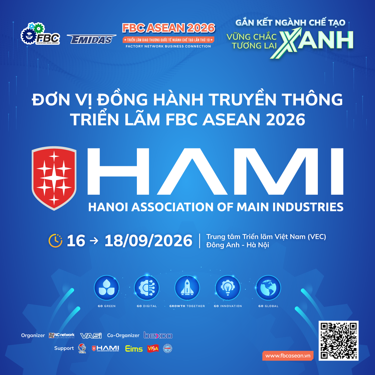 HAMI đồng hành truyền thông và giới thiệu Triển lãm FBC ASEAN 2026