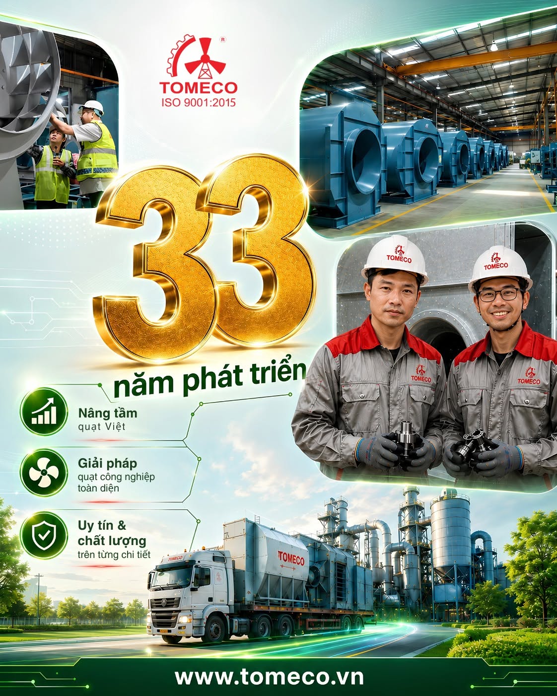 TOMECO – 33 NĂM BỀN BỈ ĐỒNG HÀNH CÙNG SỰ PHÁT TRIỂN CỦA CÔNG NGHIỆP VIỆT NAM
