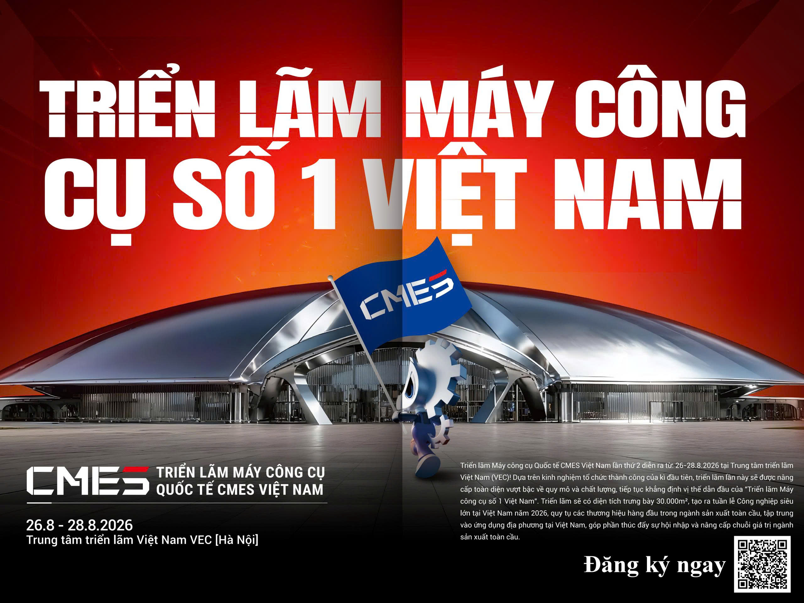 CMES VIETNAM 2026 – SIÊU TRIỂN LÃM CHUỖI NGÀNH CÔNG NGHIỆP TẠI VIỆT NAM