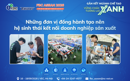 Thông báo chính thức các đơn vị đồng hành tại triển lãm chuyên ngành sản xuất chế tạo FBC ASEAN 2026 (EMIDAS FAIR 2026)