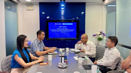 Phó Chủ tịch HAMI Nguyễn Công Cường chủ trì buổi làm việc về phát triển sản phẩm công nghiệp chủ lực và công nghiệp hỗ trợ Hà Nội