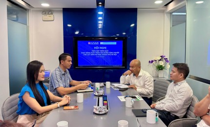 Phó Chủ tịch HAMI Nguyễn Công Cường chủ trì buổi làm việc về phát triển sản phẩm công nghiệp chủ lực và công nghiệp hỗ trợ Hà Nội