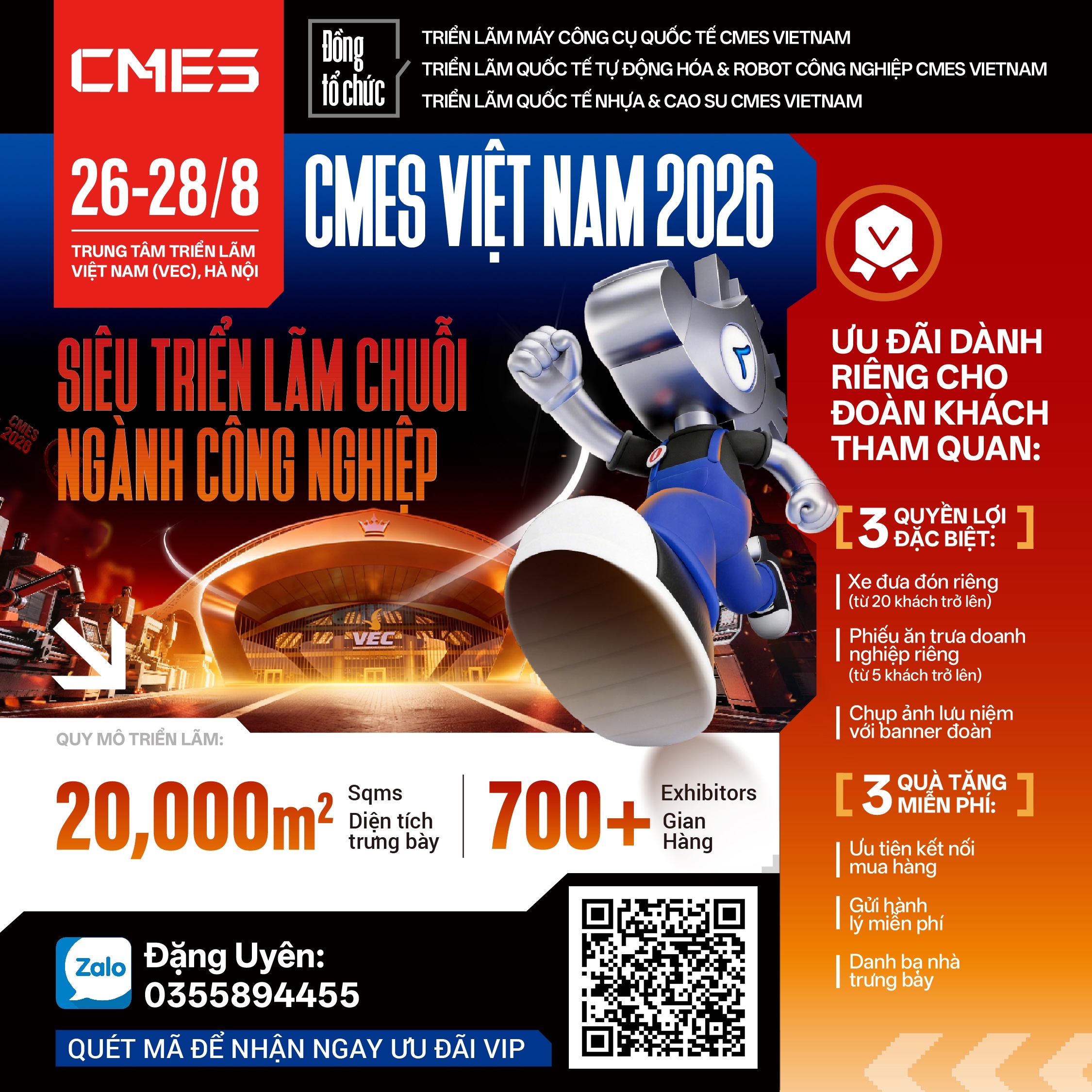 HAMI giới thiệu Triển lãm Máy công cụ Quốc tế CMES Việt Nam 2026: Điểm hẹn của doanh nghiệp trên hành trình chuyển đổi sản xuất