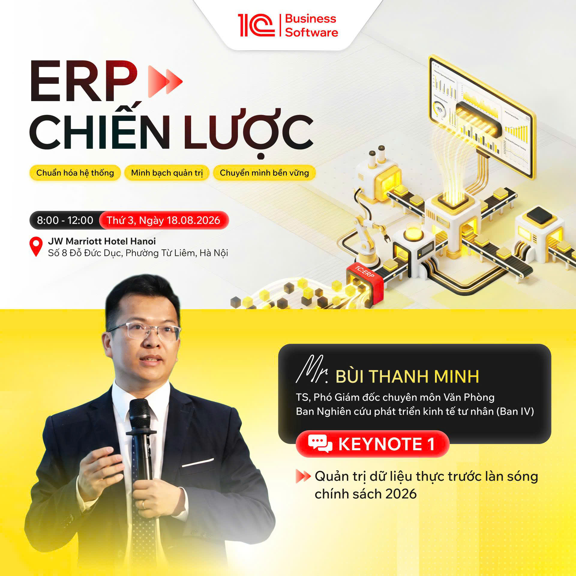 HỘI THẢO “ERP CHIẾN LƯỢC 2026: SẴN SÀNG TRƯỚC NHỮNG BIẾN ĐỘNG CHÍNH SÁCH”