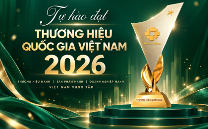 KHÓA HUY HOÀNG ĐẠT “THƯƠNG HIỆU QUỐC GIA VIỆT NAM” 2026